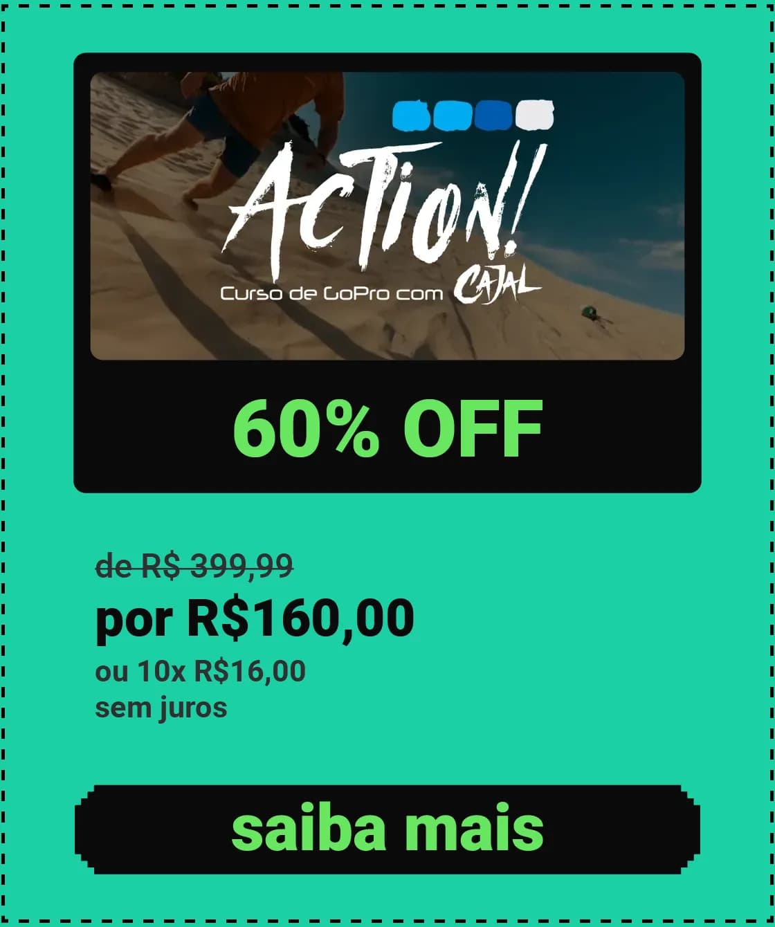 Action com desconto