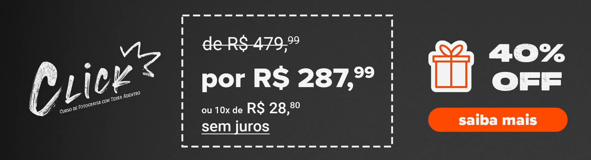 Treinamento com desconto