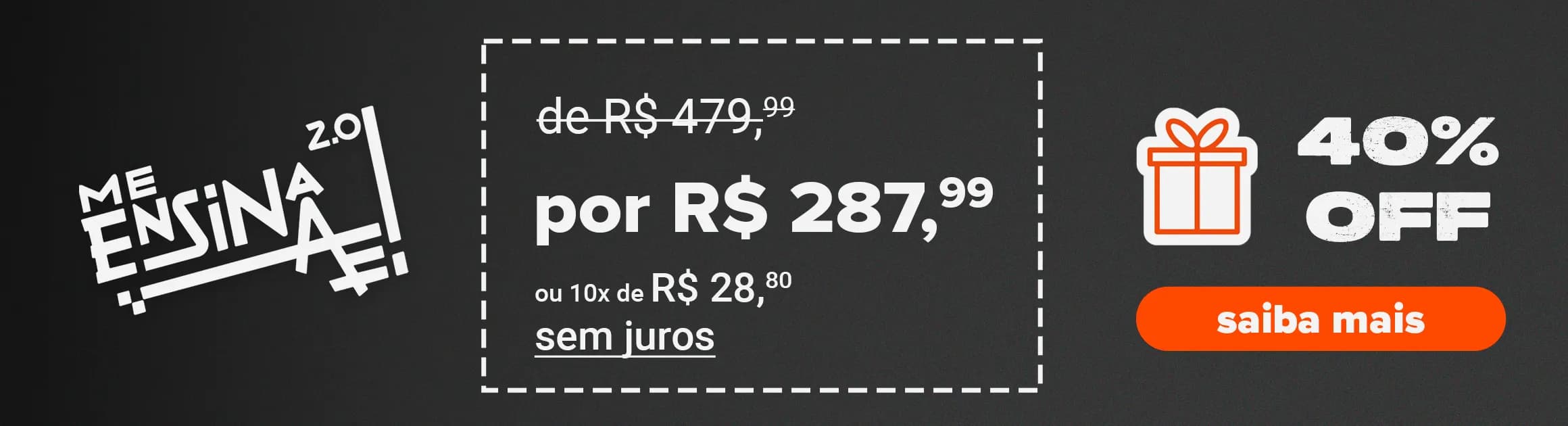 Treinamento com desconto