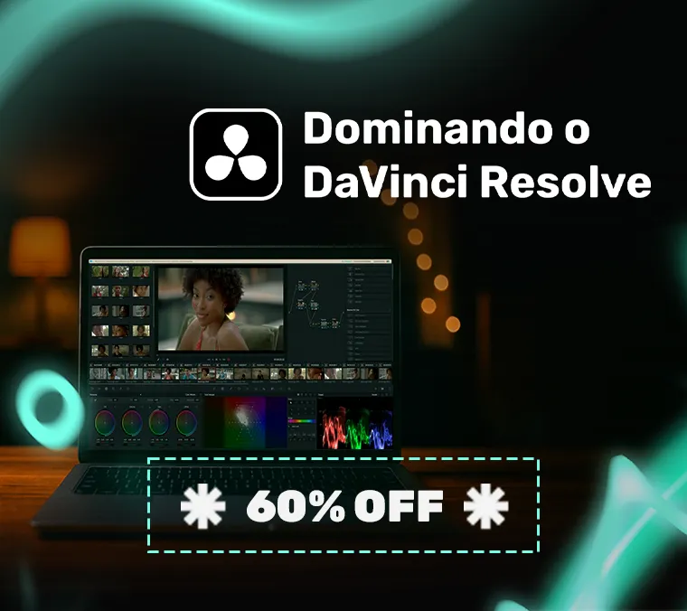 Dominando o DaVinci Resolve com desconto