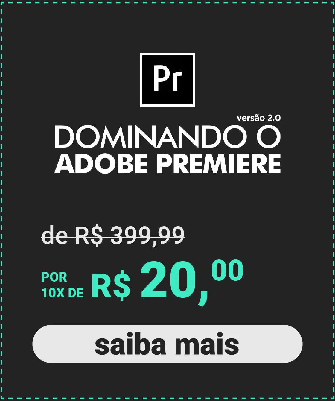 Dominando o Adobe Premiere 2.0 com desconto