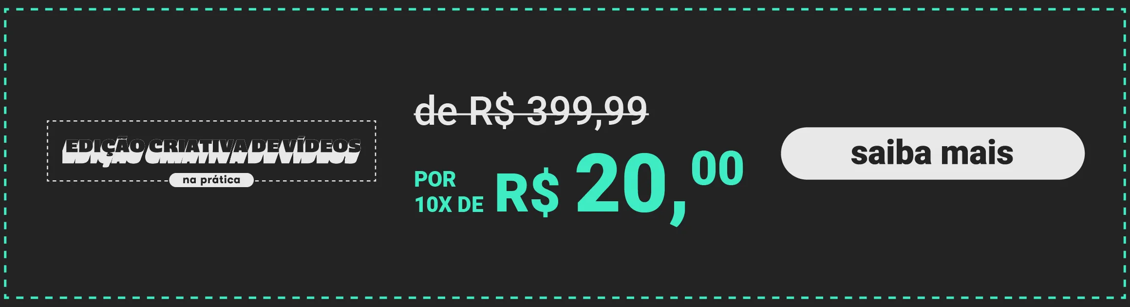 Edição Criativa de Vídeos na Prática com desconto